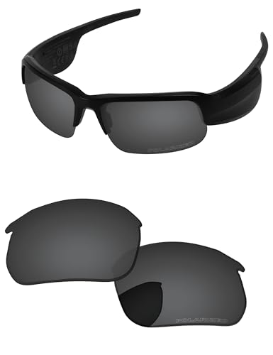 PapaViva Replacement Lenses for BOSE Tempo Sunglass Solid Black Polarized