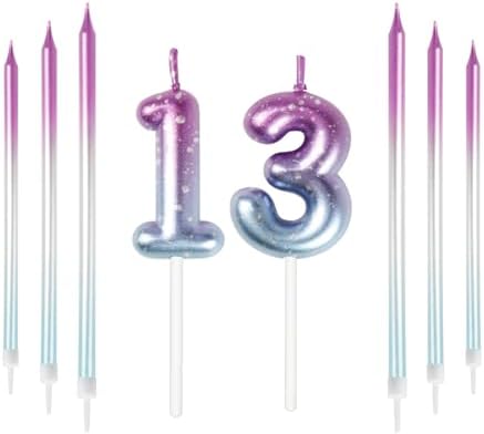 Racing Car Number Candle,Race Car Theme Cake Topper Decorations,Red Black And White Racing 0th Birthday Cake Decorations For Boys Girls Party Supplies - View #6