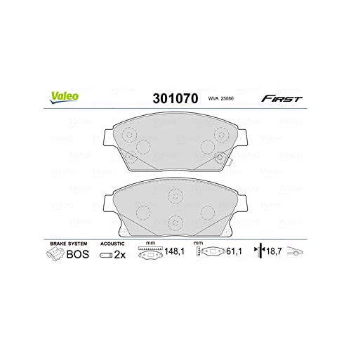 Plaquettes De Frein VALEO 301075 Au Prix De 16.98 € | Achetez - 10