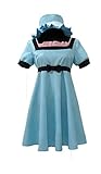 HonRmon Women's Shiina Mayuri Cosplay Costume Dress Suit (Women-XS, Blue)