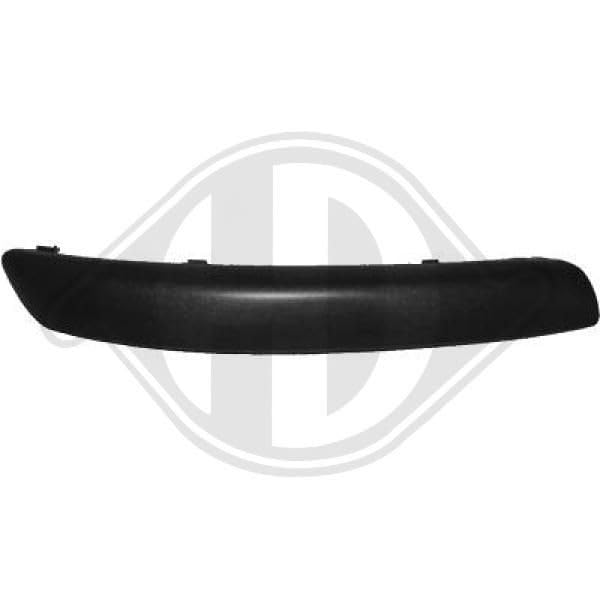 Pare-choc Droit Diederichs Pour Volkswagen Golf 5 (Golf V) - Noir - Protection Et Esthétique