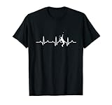Herzschlag Tennisspieler Tennischläger Tennis Geschenk T-Shirt