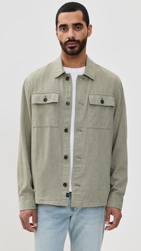 Faherty Men's Movement Linen Shirt Jacket2