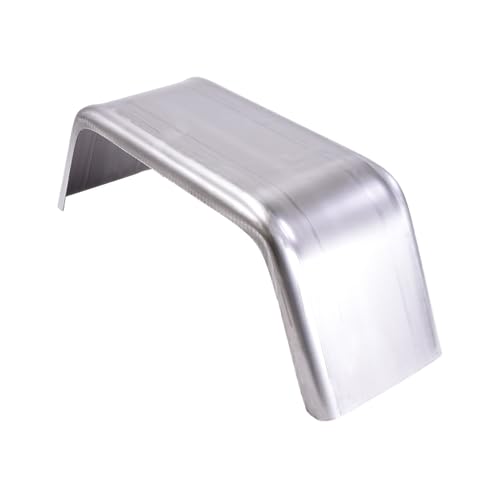 Husky Towing F0004 Single Wheel Jeep Style Trailer Fender 24 Inch x 8 Inch x 8 Inch Oil-Coated Raw 16-Gauge Cold Rolled Steel Fits 8–12 Inch Wheels, 1 Inch Radius Front & Rear 70 Angles