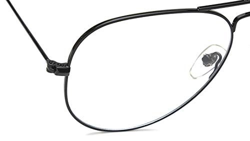 Image of Fastrack Black Pilot Rimmed Eyeglasses from (FT1081UFM5)