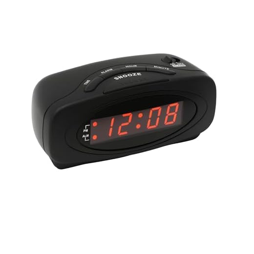 Digital Alarm Clocks for Bedrooms, Loud Alarm Clock for Heavy Sleepers Perfect for Bedroom, Desk, and Office by Ken-Tech