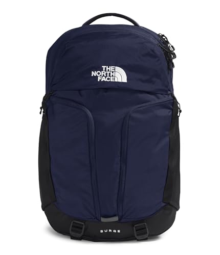 The North Face Surge Commuter Laptop Backpack - Daypack, Water Repellent, 16' Laptop Sleeve, Reflective Details, TNF Navy/TNF Black-NPF, One Size