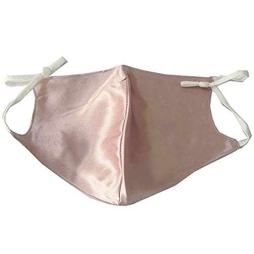 Silk Face Mask For Women Recyclable And Cleanable Keep Warm In Winter,Soft Cloth For The Nobility