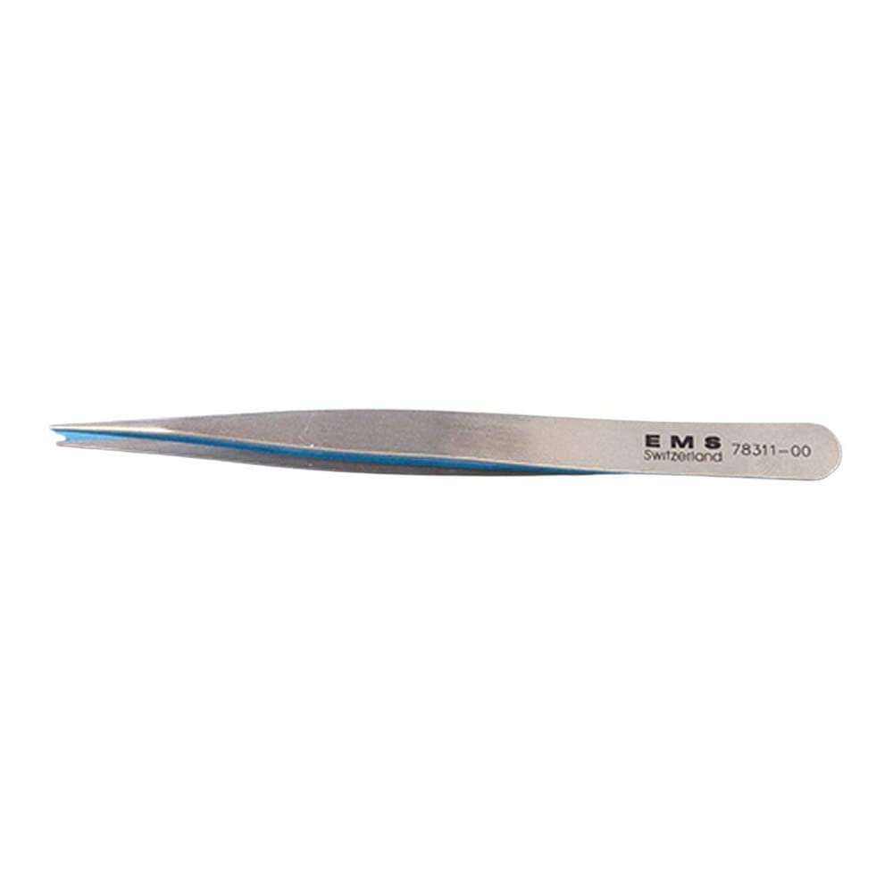 EMS 78311-00 High Precisions and Ultra Fine Tweezer, Style 00, 120 mm Height, SA Steel