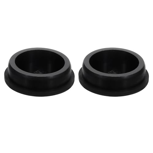 Image of uxcell 2 Pcs Black Plug Holes, Waterproof Rubber Button Plug for 52mm / 2.05 inch Hole