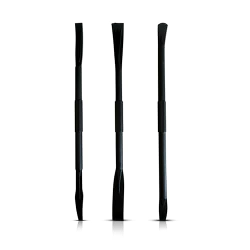 Fine My Auto 3-Piece Non-Marring Pry Bar Tool Set – Double-Ended Plastic Trim Removal Tool Kit, 150mm Durable Picks for Auto, Electronics, Mold Chips, Phones & Tablets - Pry Tools