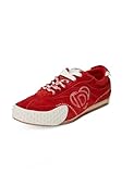 Shoes_Retro_ Suede Sneaker, 38, 3092 Red