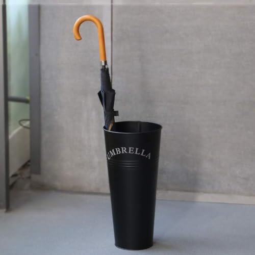 Porte-Parapluie Support de Canne en Métal Multifonctionnel pour Entrée - 8