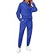 Workout Sets For Women Sweatpants Set Comfiest Airport Outfits Womens Sweatsuits 2 Piece Set 2025 Casual Winter Clothing Long Sleeve Hoodie Sweatpants Fall Tracksuits Fashion (Royal Blue,XL)