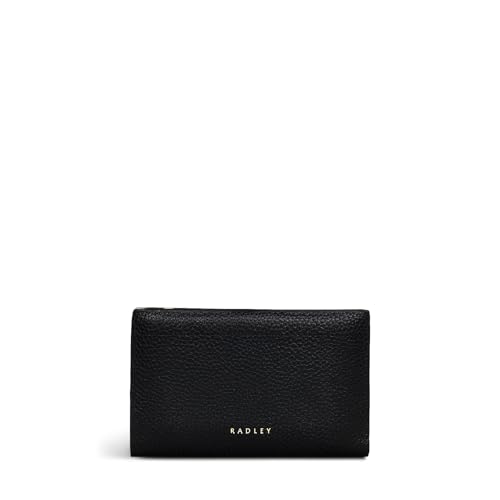 RADLEY London Newton Avenue Women's Leather Medium Bifold Purse, Black