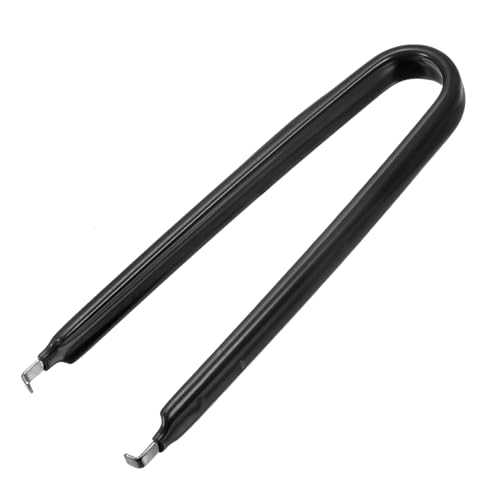 uxcell IC Puller Chip Extractor Stainless Steel with Insulated Vinyl Grip Black 1 Pack