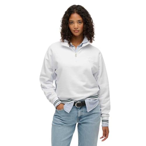 Superdry Country Club Embossed Half Zip Sweater S