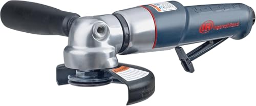 Image of Ingersoll Rand 3445MAX-M Angle Air Grinder and Cut-off Tool, 4.5 inch Wheel, M14 Arbor, 12,000RPM, .88HP, Rear-Piped Away Exhaust