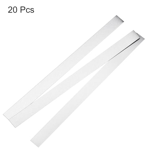 Image of MECCANIXITY Nickel-Plated Steel Strip 0.15mm x 7mm x 100mm Battery Soldering Tab Nickel Solder Tab for Battery Pack and Spot Welding 20 Pcs