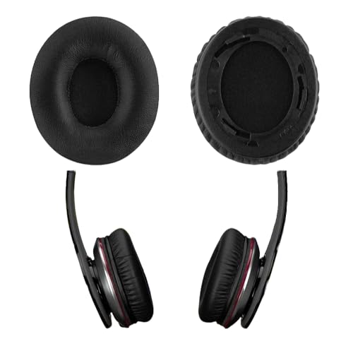 Almohadillas para los oídos, almohadillas de piel para reparar auriculares Beats Solo 1.0 & Monster Beats Solo & Beats Solo HD (orejeras/almohadillas)
