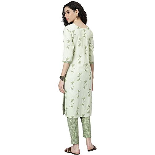 Image of NAINVISH Cotton Blend Kurti Kurta Pant for Womens | Kurtas Pant for Women | Womens Kurta Kurti Set | Best Kurtas Set for Women