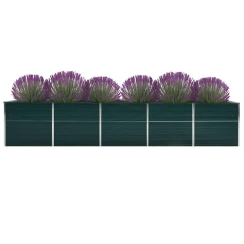 Lit surélevé de jardin grand format acier galvanisé robuste 400 cm