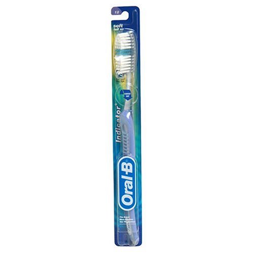 Oral-B 080100 Indicator 60 Toothbrush, Soft #12, Mixed Colors, 6-Count Package (Pack of 2)