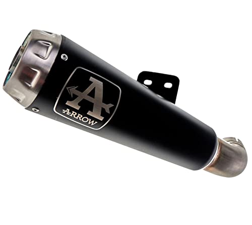 Silencieux Arrow Pro-Race Nichrom Noir avec Embout en Acier Résistant