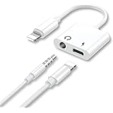 【2025 MFi強化版】 iPhoneイヤホンジャック 変換アダプタ Lightning to 3.5mm phone 2in1変換イヤホンジャック 充電しながらイヤホン30W急速充電同時音楽 搭載24bit/48KHz Hi-Fi音質 iPhone14/13/12/11/11/SE/Xs/Xs Max/XR/X/8/7適用(iOS11-18対応)