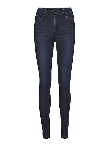 Jeans Skinny Femme NOISY MAY Taille Haute Denim Bleu Noos Vi241db