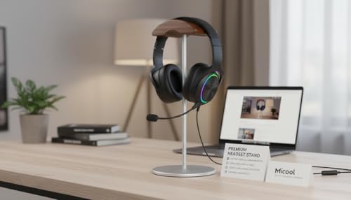 Support pour casque stable Micool contre le désordre