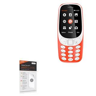 BoxWave Screen Protector Compatible with Nokia 3310 (2017) - ClearTouch Anti-Glare (2-Pack), Anti-Fingerprint Matte Film Skin for Nokia 3310 (2017)
