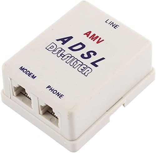 XYWHPGV RJ11 Telephone Adapter for Connecting ADSL Cable to Telephone Line (477ef 84671 16090 d1313 7f7a6 078e2