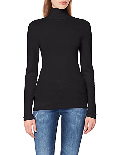 Hanro Damen Woolen Silk Rollkragenshirt Thermounterwäsche-Oberteil, Schwarz (Black 0018), 48 (Herstellergröße: L) Cover