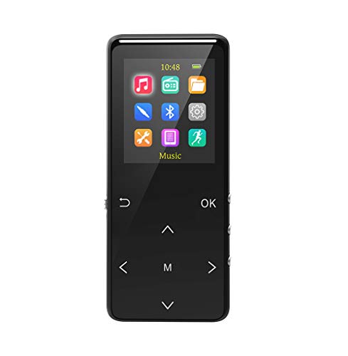MP3 Player, 32GB MP3 Players with Bluetooth, AUX Burning, Double Earphone Jack, Sports Armband, Sleep Timer, HiFi Music, FM Radio and Record, Shuffle Play, Pedometer,Lux Packing