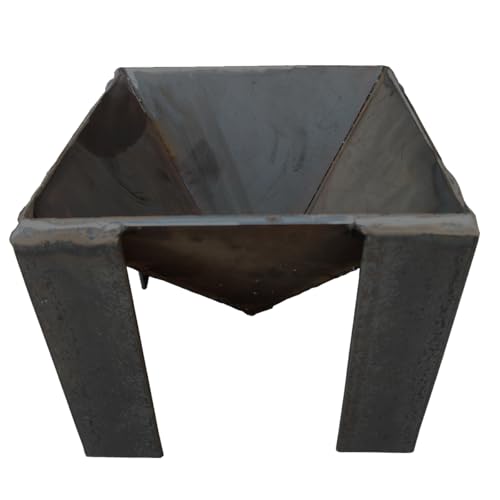 Extra Large Metal Melting Ingot Mold - 16KG Molten Brass Container - Made from Steel - 8" x 8" - Casting Mold for Foundry Melting