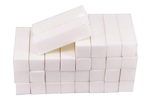 Smilesun 30 PCS Nail Buffer Block Sanding Block Nail Polisher Manicure Tool(White)