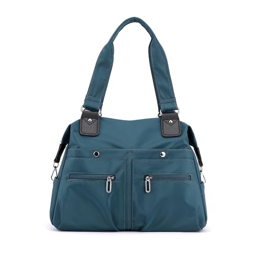 Bolso tote para mujer con múltiples bolsillos resistente al agua miniatura 1