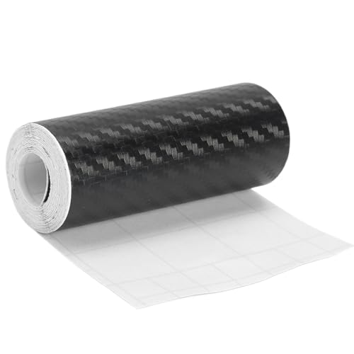 Vinilo para coche adhesivo fibra carbono 3D rollos tiras adhesivas bricolaje cinta protectora