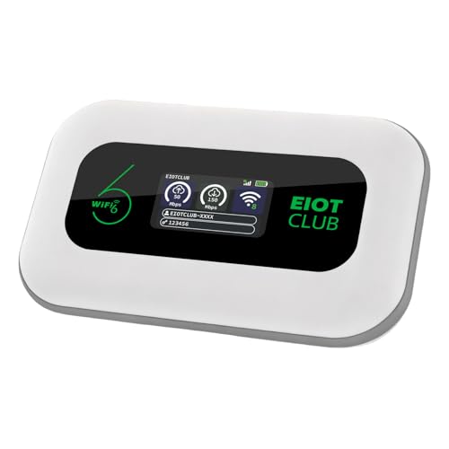 EIOTCLUB Mobiler WLAN Router, 4G LTE Tragbarer WiFi Hotspot