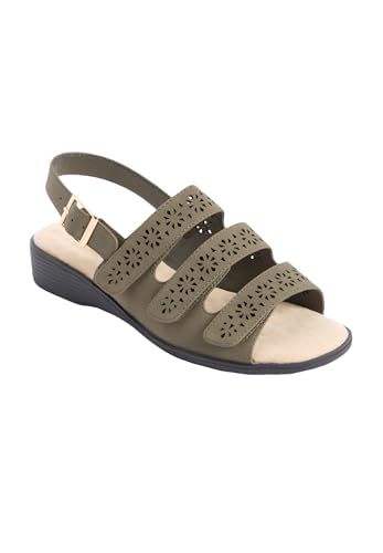Comfortview Women's The Sutton Sandal (Wide Widths Available)