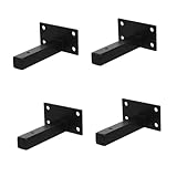 Construction robuste : les supports d'étagères industriels en acier laminé à froid offrent une durabilité exceptionnelle pour les supports muraux robustes et les supports d'étagères dans les cuisines, les garages ou les ateliers, promettant une fonctionnalité , support mural en acier, supports muraux pour suspension