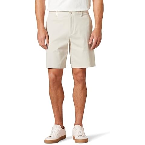 Amazon Essentials Men's Comfort Stretch Chino Shorts Cover
