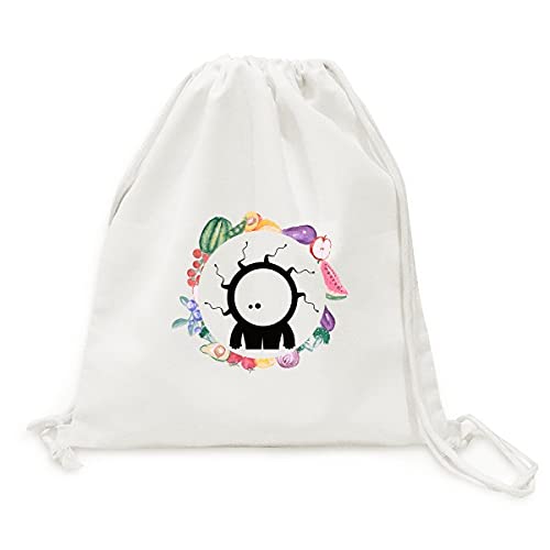 Sac en tissu pliable univers étranger pour faire le marché et ranger ses légumes