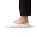 SHEEC - Women's No-Show Casual Socks (White/Regular) - SoleHugger ACTIVE 4-Pair Pack