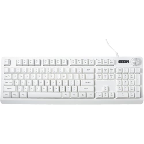 Wired RGB Membrance Keyboard. 100 Percent Mini Creamy LED Computer Keyboard .Small Ergonomic Clicky...