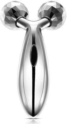 Painless new face body roller new face body roller Massager (Silver)