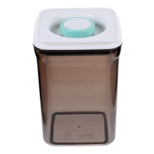 SOLUSTRE Portable Food Storage Container Sealed Dry Food Dispenser for Powder and Rice Cereal Easy to Clean Travel and Home Use