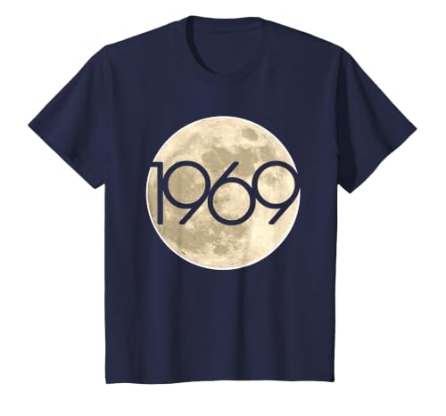 50th Anniversary Apollo 11 1969 Moon Landing T-Shirt, Youth, Navy Blue, Small