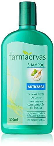 Shampoo Anti Caspa, Farmaervas, Branco...